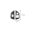 1 Pair Carbon Fiber Car Inner Door Window Lift Button Frame For BMW Z4 E85 03-08