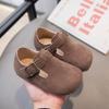 Children Casual Retro Shoes Fashion Kids Leather Shoes Britain Style Boys Moccasin Shoes Simple 2024 Autumn and Spring New
