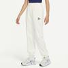 Nike Letter Embroidery Fleece Sports Pants Winter Women Bottoms White DQ9149-133