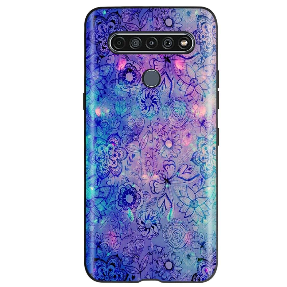 Чехол для LG K61 2020 Милый Кот Бабочка Мягкий Силиконовый Ударопрочный Чехол для Телефона Для LG K61 K 61 Fundas Case LGK61 Coque 6.53'' Shell