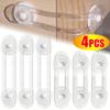 4PC Anti-Pinch Door Lock for Kids Child Safety Lock Baby Proofing Safety Locks Household Childproofing Essentials 16.5/11cm