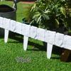 10 Pieces Garden Edging Borders Imitation Stone Fences Fencing for Balcony