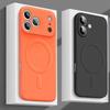 Жидкий силикон для чехла телефона Magsafe для iPhone 17 16 Pro Max 15 14 Plus 13 12 Mini 11 Магнитная беспроводная зарядка Мягкий чехол