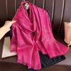 Imitation Cashmere Jacquard Scarf Shawl Women'S Autumn And Winter Ethnic Style Cashew Flower Warm Outside