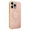 For iPhone 15 Pro Max Phone Case Carbon Fiber Textured Electroplated TPU Back Cover