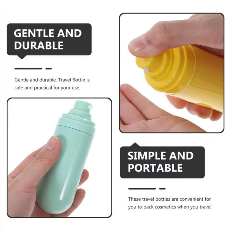 50 мл 3 шт. Пластиковая перевернутая упаковка для косметики по уходу за кожей пустая бутылка крем для лица лосьон безвоздушный распылитель флакон
