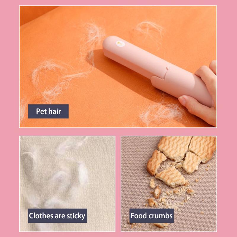 Многоразовый моющийся ролик для одежды, средство для удаления шерсти домашних животных, пылеудаляющий элиминатор, щетка для волос, липкий складной пылесборник