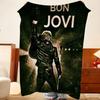 Музыкальный плед B-Bon J-Jovi, легкий, уютный, прочный, моющийся, милый, классный