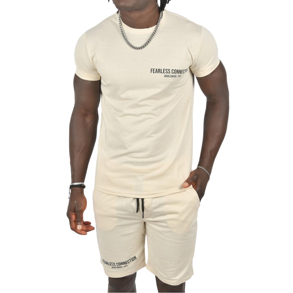 DeepSEA Шорты с принтом и облегающая футболка из лайкры, комплект из 2 предметов 2403195