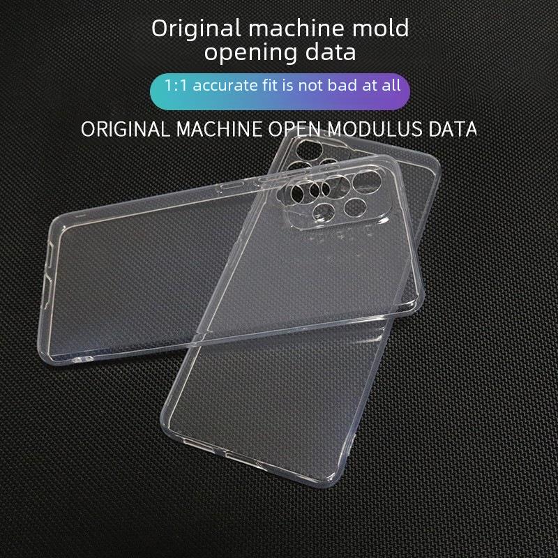 Прозрачный силиконовый защитный чехол из ТПУ для Samsung S25/A53/A14/Note20