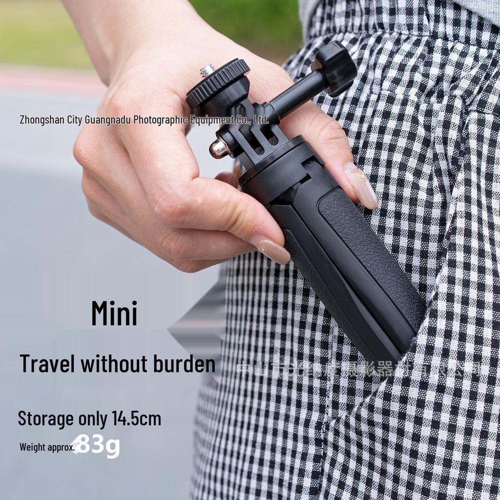 GoPro Action Camera Mini Tripod & DJI Action5 Portable Desktop Selfie Stick Stand