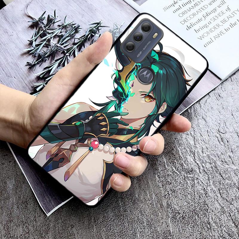 Чехол для телефона Xiao Genshin Impact для Motorola E7 Plus E32 E20 E40 Edge 20 Lite G22 G52 G20 G30 G100 G60 G50 G10 G Pure G Stylus
