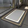 Коврики для ванной Настольный коврик Подставка Кухонные дренажные коврики Придверные коврики Диатомовая грязь Нескользящий Впитывающий Машинная стирка