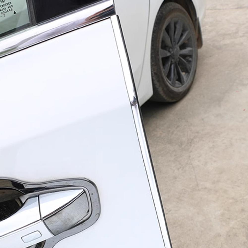 2/5/10M защитная полоса для кромки двери автомобиля, шумоизоляция, хромированные уплотнительные полосы, уплотнительная полоса для двери автомобиля, звукоизоляция, защита двери