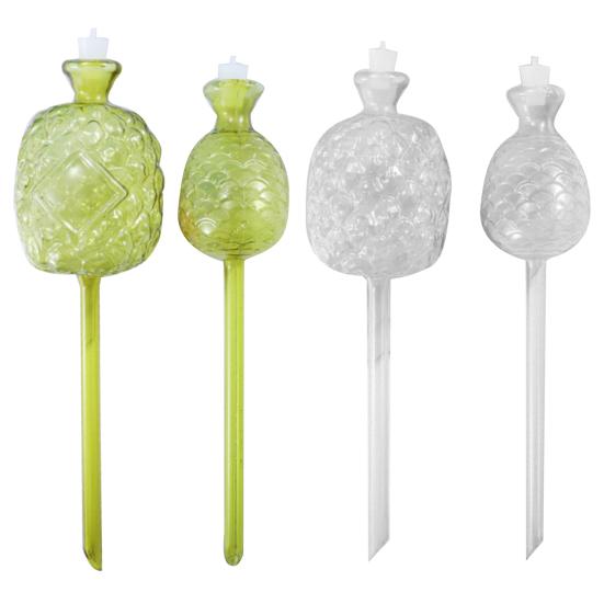 Юшенг Самополивающийся шар Дизайн ананаса Автоматические поливочные шары для растений Вставка для кашпо Устройство для полива с медленным высвобождением для комнатных горшечных растений Когда