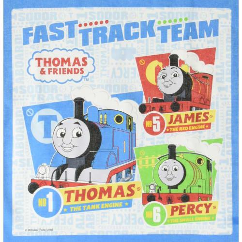 OSK Thomas the Tank Engine Lunch Cloth, Blue, Made In Japan, Bento Box Placemat, Stylish and Cool, Unisex, Suitable for Kids and Adults, NF-4