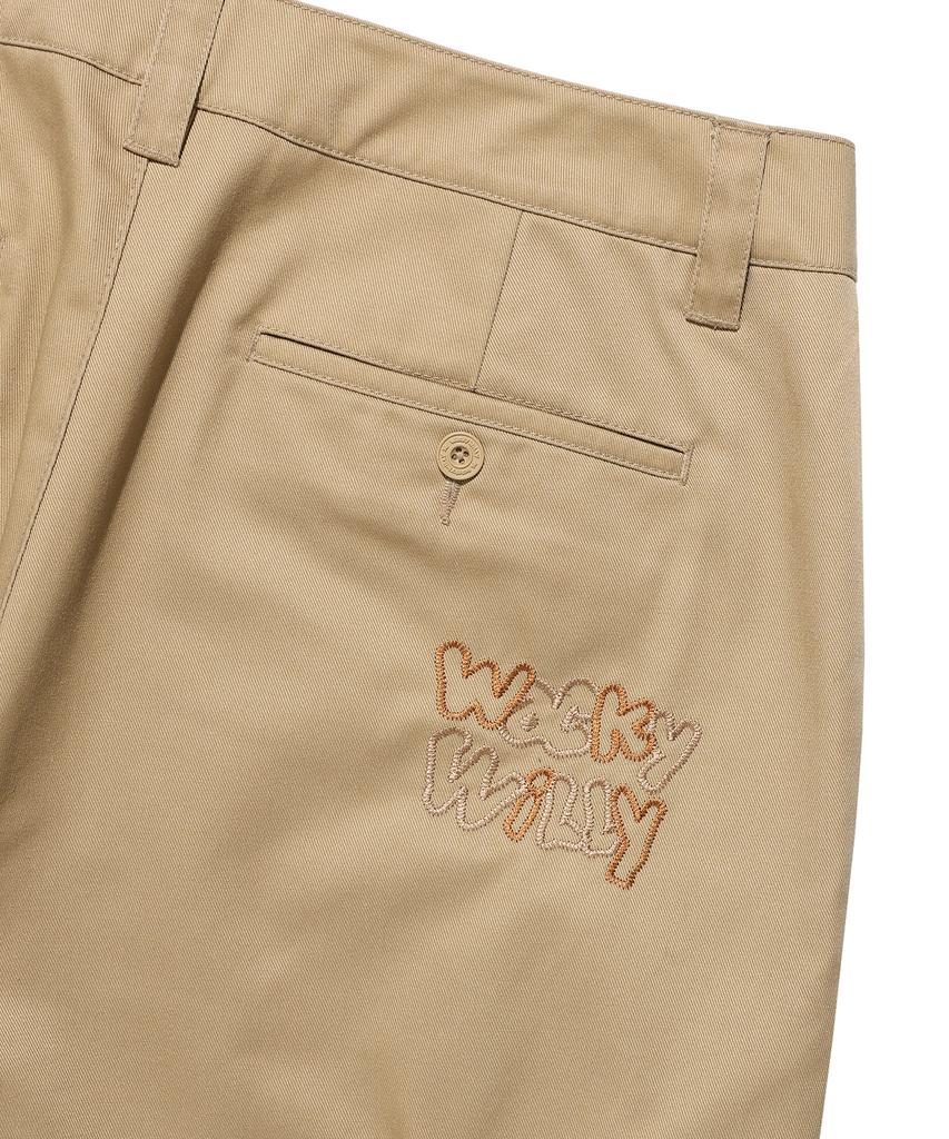 WACKY WILLY Cotton Bermuda Shorts Beige