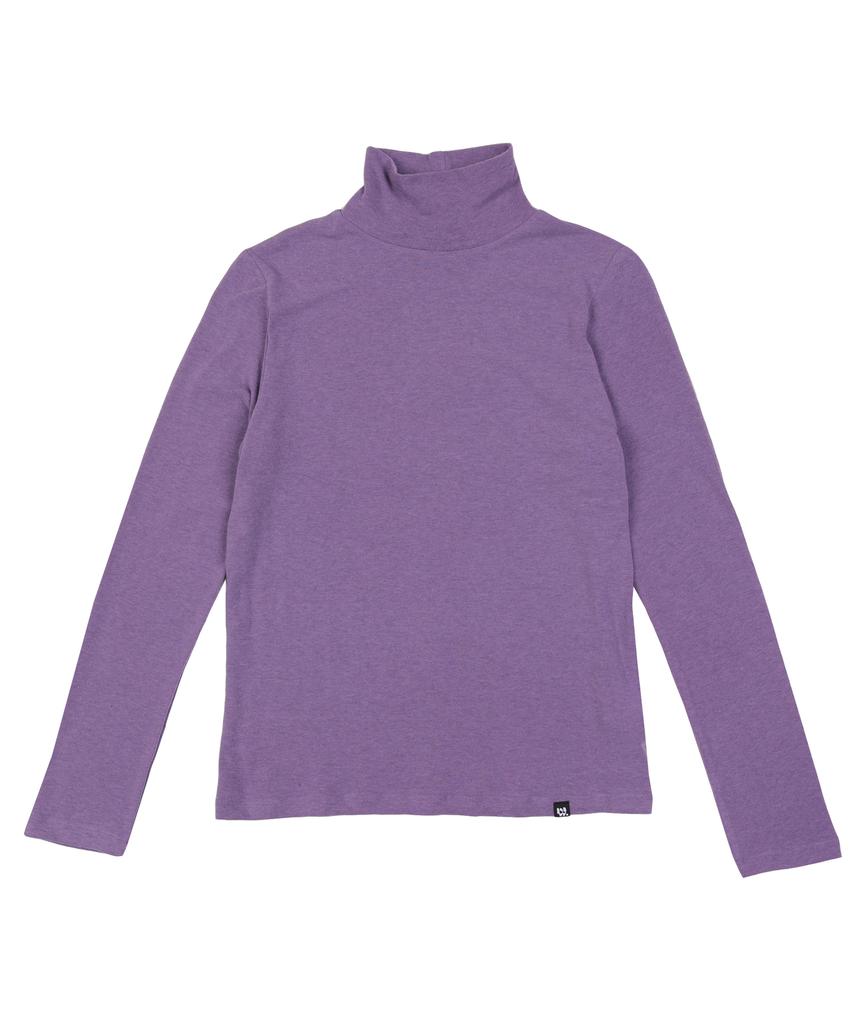 WHEN YOU MOVE Logo Point Turtleneck Soft Knit Tee (4 Colors)