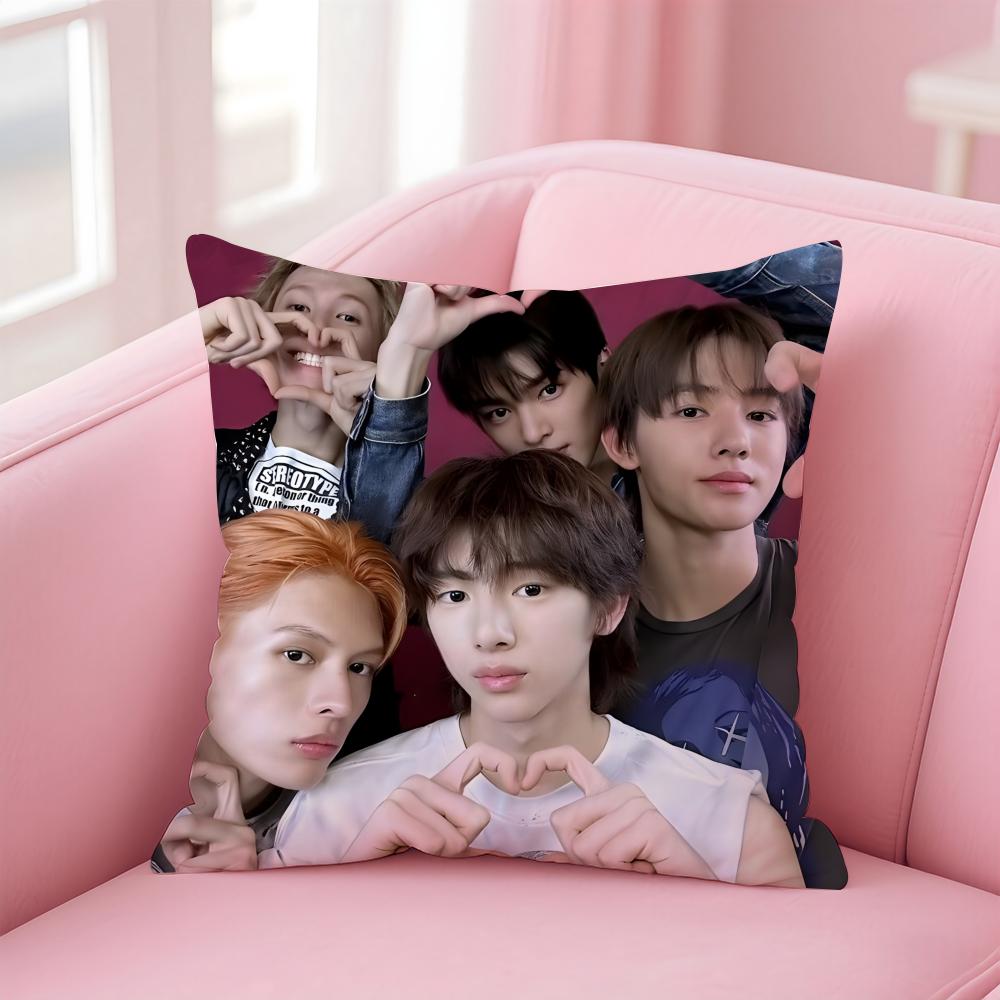 Korean Handsome Boy Group CCortis Cushion Cover Pillow Case Soft Skin Friendly Fabric Concealed Zipper