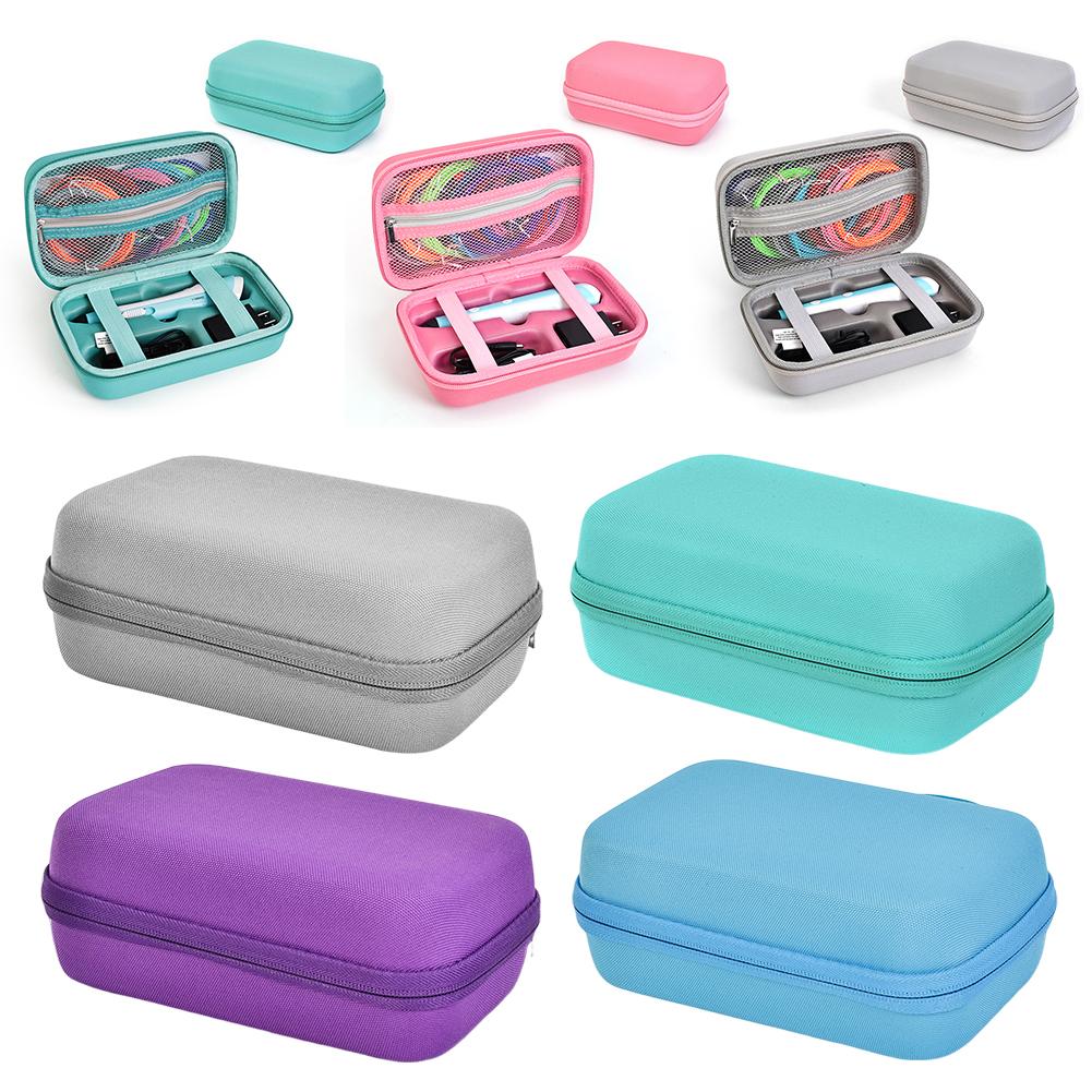 Hard Carrying Case for SCRIB3D P1 3D Printing Pen Waterproof Storage Case Anti-Drop Protective Case for PLA Filament and Charger