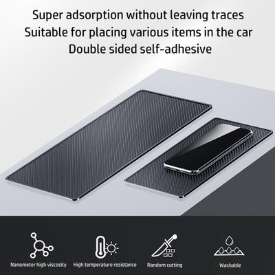 Коврик из искусственной кожи, противоскользящий, практичный, нескользящий, липкий, на приборной панели автомобиля