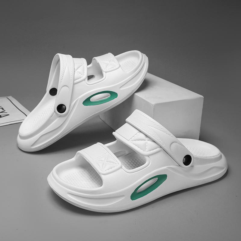 Fashion Men's Outdoor Wear Anti-Slip Home Use Bathing Soft Bottom Wear-Resistant Sports Dual-Purpose Driving Beach Sandals