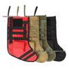 Tactical MOLLE Christmas Stocking Military Bag Ornament and Tool Storage Outdoor Accessory Bag