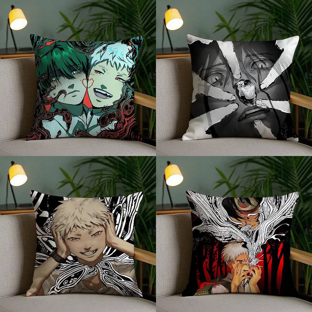 Anime TThe Summer HHikaru Died Customizable Square Pillowcases Stylish And Soft Perfect For Beds Cars And Sofas