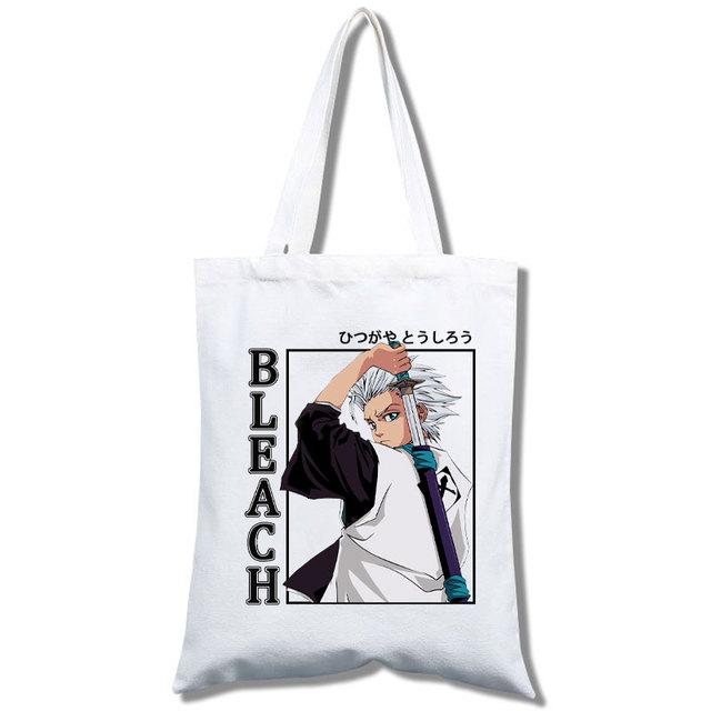 Death Note Многоразовая сумка для покупок Bleach-ichigo, сумка через плечо, многоразовая складная сумка