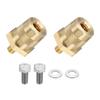 M8 M6 Terminal Charging Post Terminal Connector Post Adapter Thread Stud Set of 2