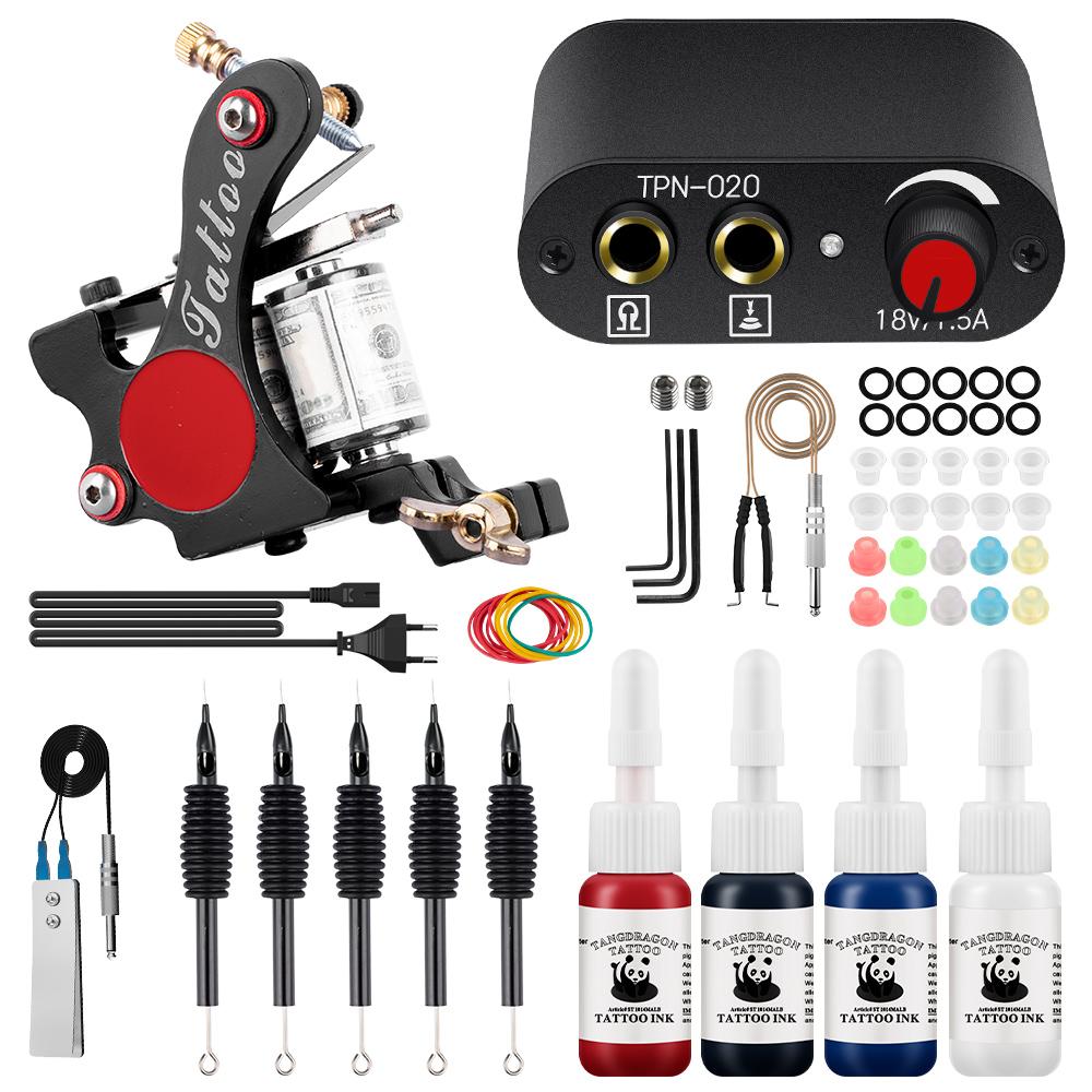 Набор тату-машинок PHOENIXY с иглами питания и чернилами для боди-арта
