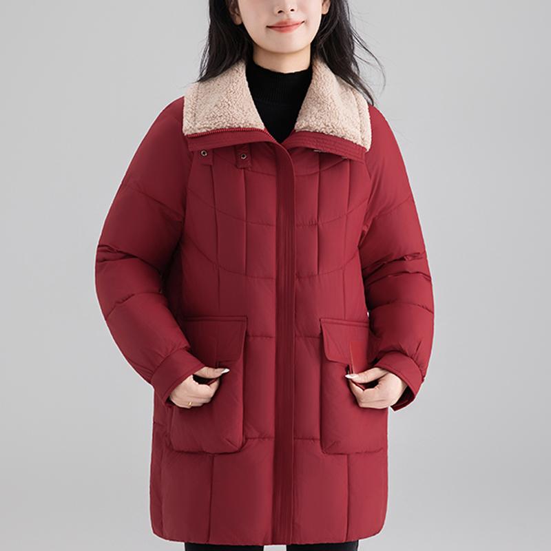 Fashion Woman Long Parkas Winter Coat Plus Size Loose Thick Warm Outerwears Elegant Women's Jackets