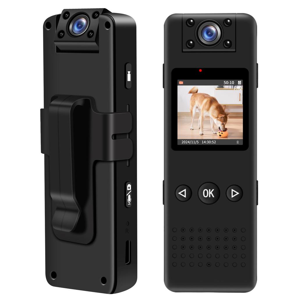Compact Wearable Camera Action Camera SULUWU Equipped with Inch Display Instant Playback On This Unit Video Camera Equipped with OTG Function Body