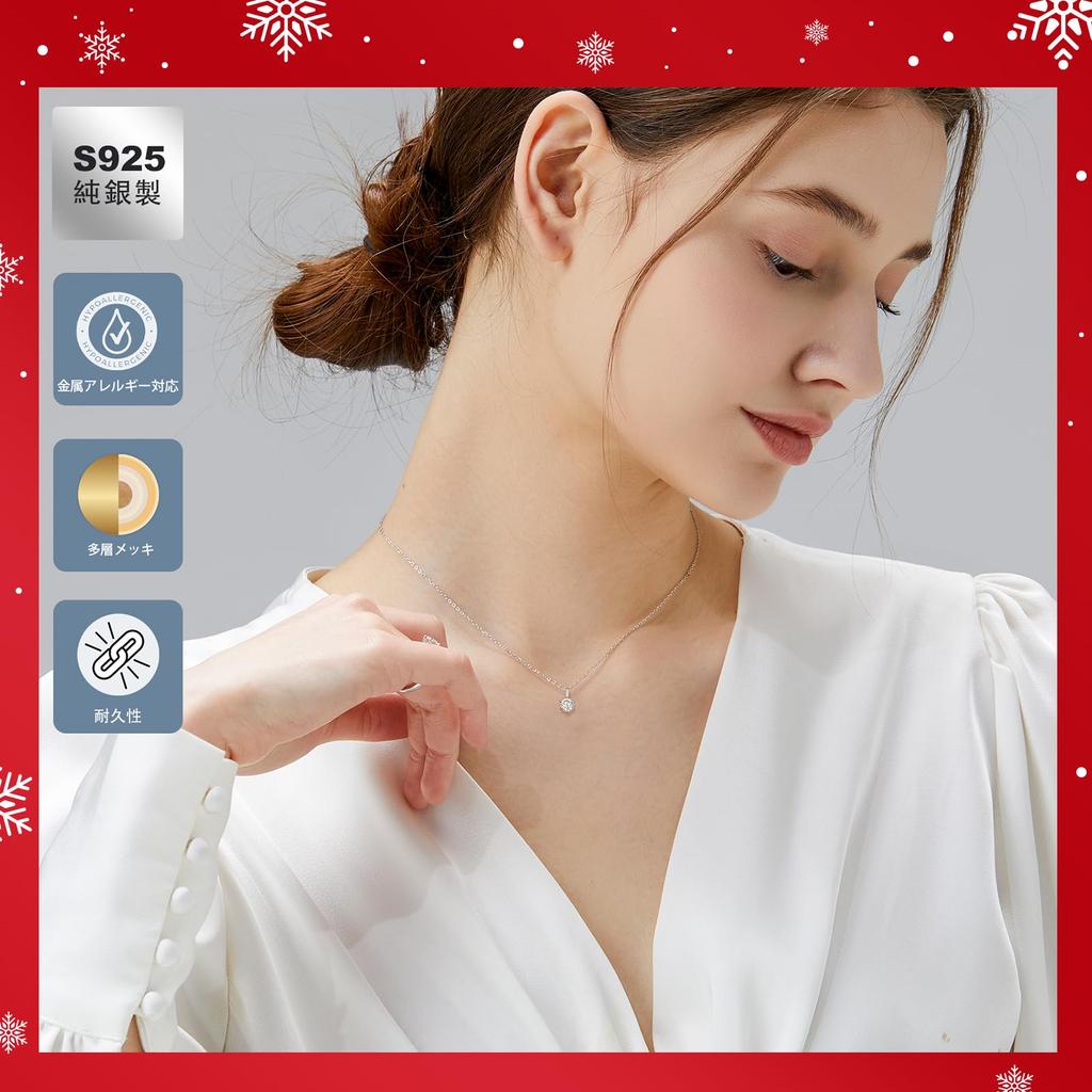 Муассанит 6 один 925 муассанит подвеска гипоаллергенный белый золото регулируемая подарочная коробка подарок на день рождения 45 см регулятор общий карат [KRKC] женский