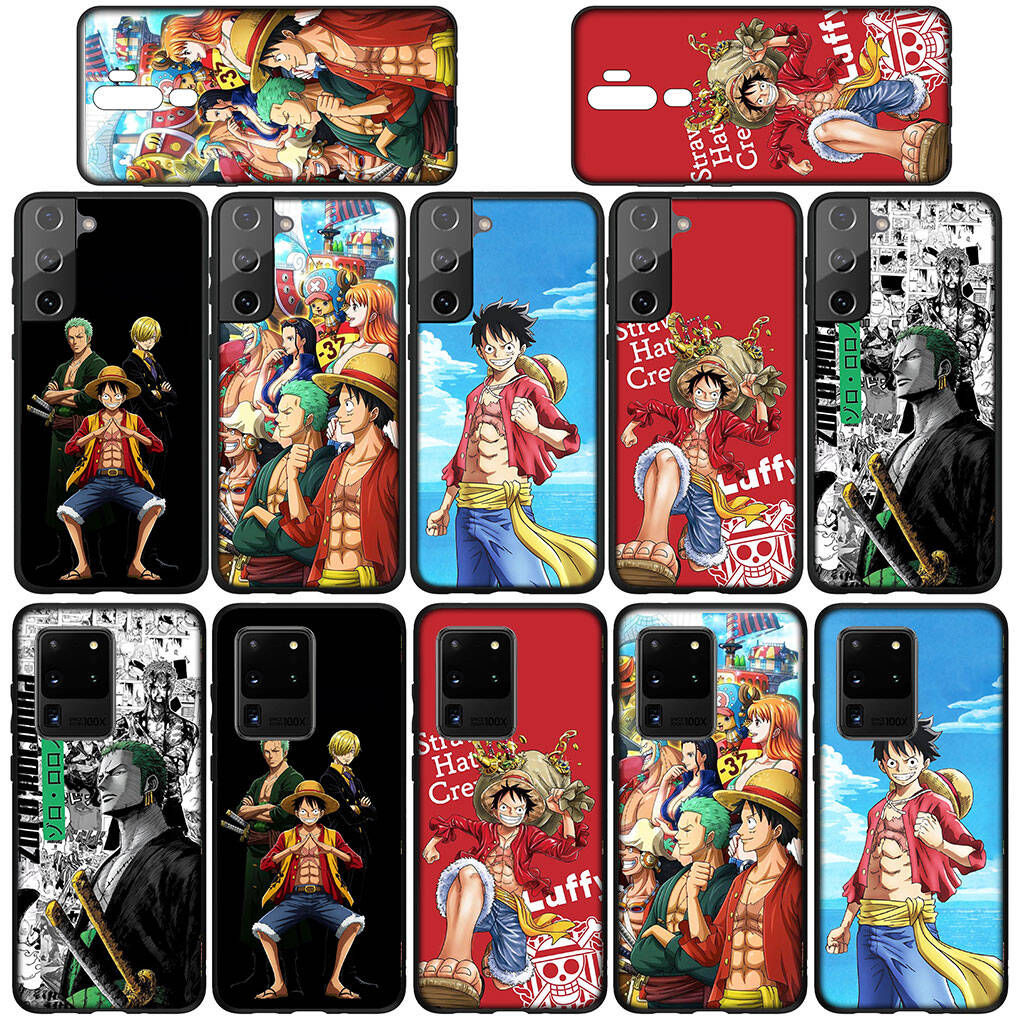 Чехол для Samsung Galaxy S25 S23 S24 Ultra FE Plus A05 A06 A15 A16 A36 A37 A35 A54 A55 A56 A57 A25 A26 A53 A17 Постер с Зоро One Luffy Pieces Санджи Чехол