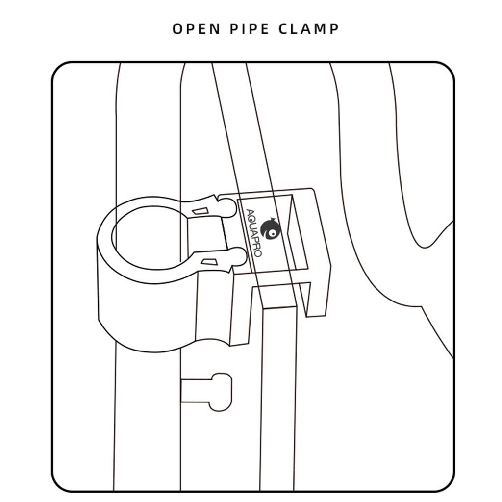 Aquarium Lily-Pipe Plastic Fixture for Fix Inflow/Outflow-Tube Clamp Plastic Water Pipe Clip Water Exchanger Hose