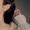 Модные женские серьги Кафф для уха Изысканные Милые Серьги-клипсы на косточку уха с бабочкой и снежинкой для женщин Бижутерия Клипса для уха