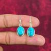 Серьги Santa Rosa Turquoise, драгоценные камни, серьги ручной работы из цельного серебра 925 пробы, ювелирные изделия последнего дизайна