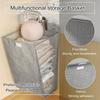 Foldable Hanging Laundry Basket,Wall Mounted Storage Basket,Dirty Clothes Basket With Lid,Dustproof Clothes Hamper Storage,Travel Storage Bucket