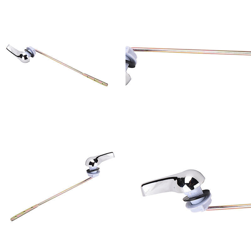 Universal Toilet Tank Flush Lever Chrome Toilet Wrench Handle Fits Most Toilet