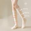High-content Cashmere Calf Socks for Women, Long Autumn and Winter Wool Socks, Thickened with Cashmere, Comfortable and Warm Sleep Socks