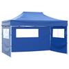 VidaXL Folding Reception Tent with 3 Walls Garden Gazebo Patio Gazebo Terrace Pavilion Outdoor Awning 48890