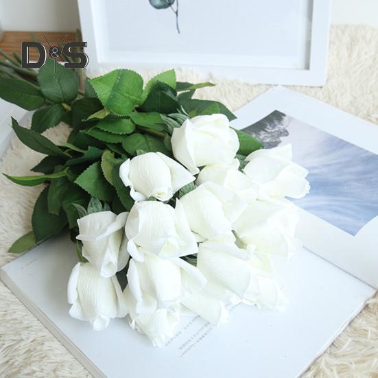 Многоразовая имитация розы с влажной поверхностью, креативные свадебные декоративные растения, свадебный искусственный цветок розы