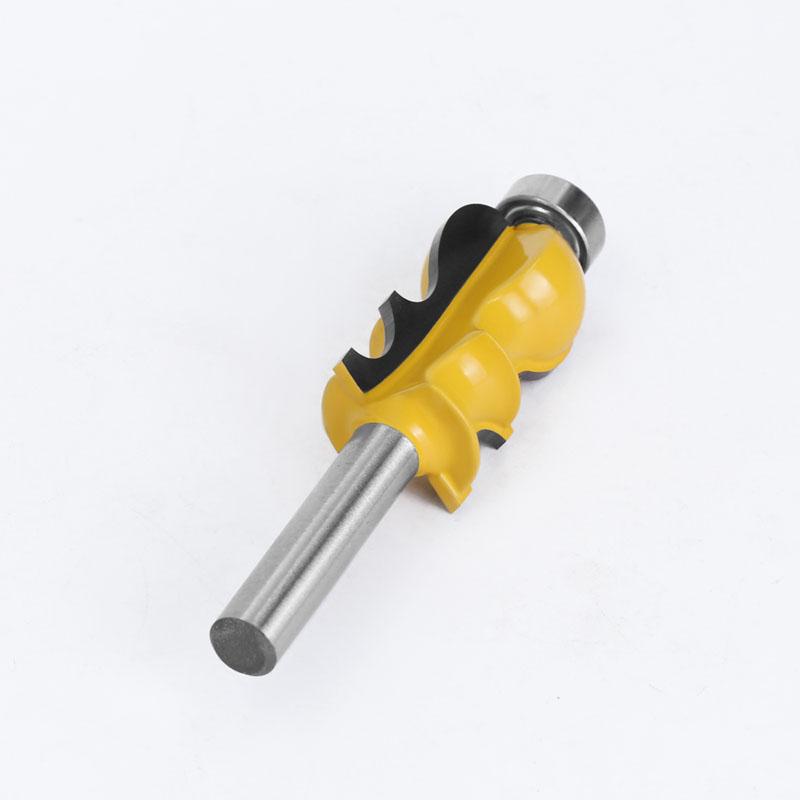 Специальная архитектурная линейная фреза, фреза для деревообработки, фрезерная фреза для древесины, торцевая фреза 6 мм 1/4 дюйма, 8 мм 12 мм 1/2 дюйма, хвостовик