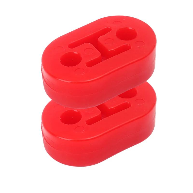 Lifting Towing Wheel Muffler Support Shock Absorber Automobile Universal Two Holes Exhaust Pipe Hanger Cushion Rubber Parts
