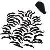 48Pcs Costume Mustache Pirate Party Halloween Cosplay Fake Beard Party Supplies