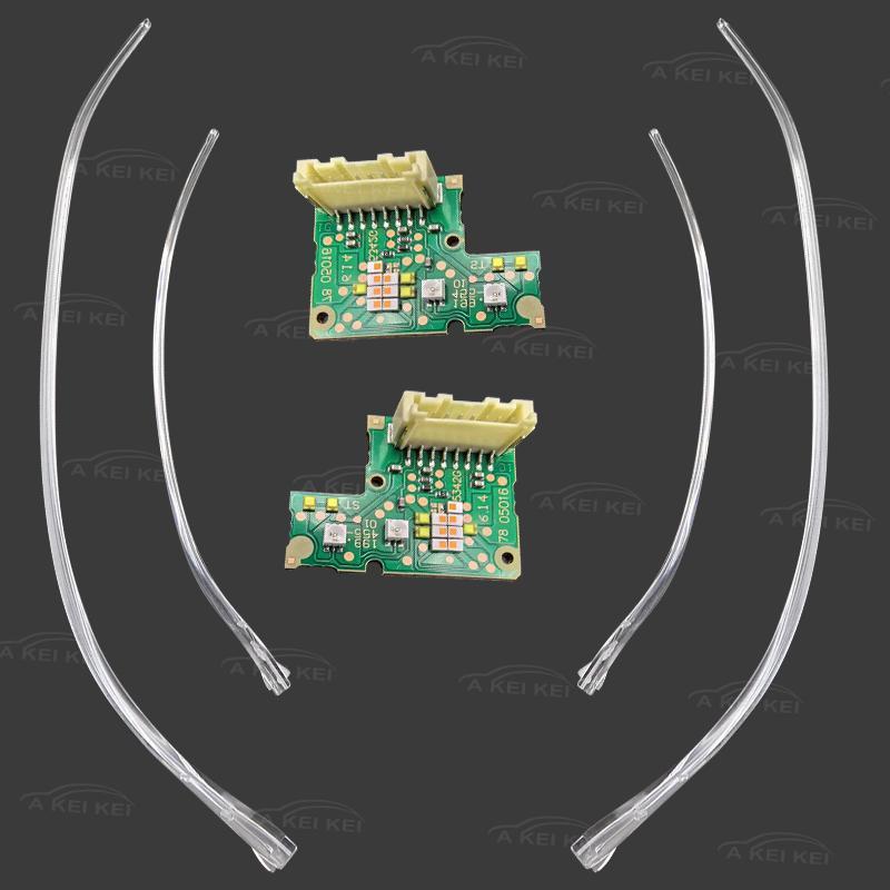 For Mercedes Benz E-class W213 2016- LED Daytime Running Light Car DRL Headlight Guide Strip Tube Chip Board Angel Eye