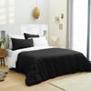 Complete Pack 6 Pieces Black/White Reversible Duvet Cover for Bed 180 X 200 Cm "King Size"