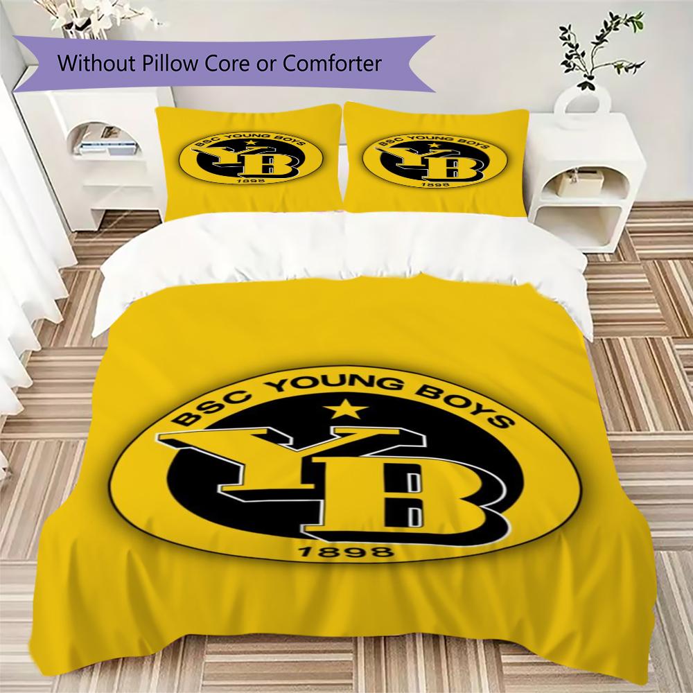 BSC Young Pattern Bedding uilt Set uilt Cover Pillowcase Home Decoration Birthday Gift (1 * duvet cover + 2 * pillowcase without core)22