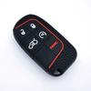 Силиконовый чехол-брелок для автомобильного ключа Для Jeep Renegade Compass Grand Cherokee Для Chrysler 300C Wrangler Dodge Аксессуары Оболочка